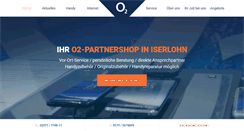 Desktop Screenshot of o2iserlohn.de